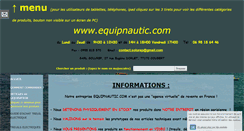 Desktop Screenshot of equipnautic.com