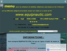 Tablet Screenshot of equipnautic.com